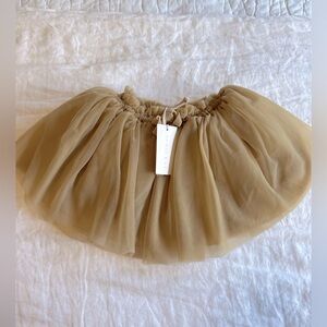 Jamie Kay Champagne tulle skirt 2Y NWT